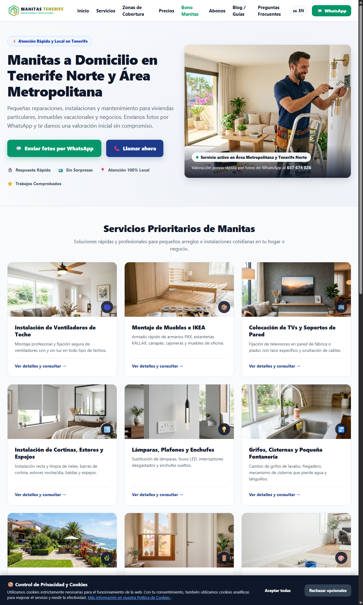 Captura web www.manitastenerife.es